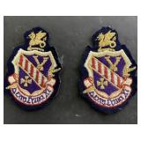 Vintage Military (??) foreign embroiderd patches-