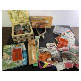 Lot of vintage sewing items