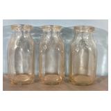 Antique DCS Dairy Milk Jars-6" tall