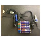 Chargers, head lamp, flashlights and industrial