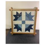 17x17 framed quilt square