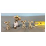 Vintage tiny miniature Mice