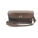 Vintage leather tooled purse