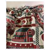 Pretty Apple Orchard throw blanket