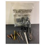 Mini vacuum attachments and tools