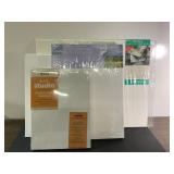 Painting Canvases and watercolor pad