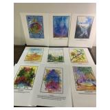 8-1/2x11 watercolor prints local artist!