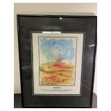 16x20 watercolor print local artist