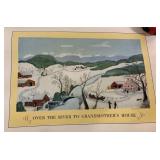 Vintage Currier & Ives Over the River and Through