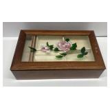 Vintage Rose Jewelry Box