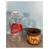 Vintage Storz Jar & Camel Container