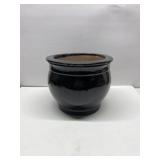 Vintage planter with insert