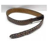 Vintage leather tooled belt
