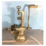 Antique meat grinder