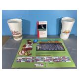1980s St Louis Cardinals Cups & Schedule