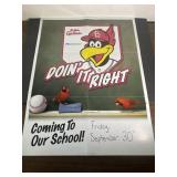 St Louis Cardinals Fred Bird Poster