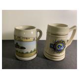 Vintage mugs-Air Force & St Louis Rams