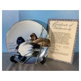 Vintage W. S. George Federal Duck plate w/ COA