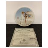 1990 Norman Rockwell Christmas plate
