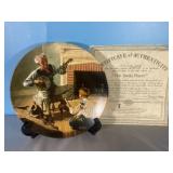 Norman Rockwell The Banjo Player plate w/ COA