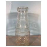Vintage Pint Pevely Milk Bottle
