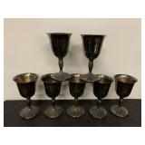 Vintage international Silver Company goblets