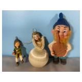 RARE Japan (?) antique Christmas ornaments