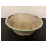 Antique enamelware pan 11" across