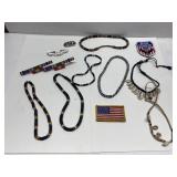Vintage jewelry, patch and more