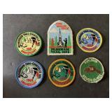 Vintage embroidered Boy Scout patches