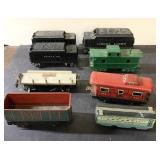 Vintage MAR  train cars &  American Flyer & more