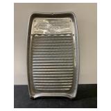 Vintage Morton Speediewash aluminum washboard