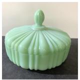RARE Mid Century Modern Jadeite candy dish