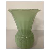 RARE Mid Century Modern transparent jadeite green