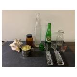 Milk bottle, shell, bottles and more