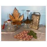 Vintage Chopper, Cheese Shredder, Wall Leaf