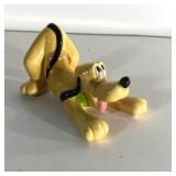 Vintage Disney porcelain Pluto 4" across