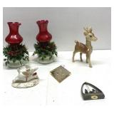 Vintage Christmas decor items