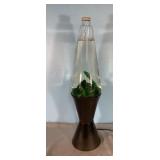 Green Lava Lamp- No Bulb- Not Tested