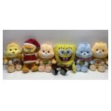 Plush-Care Bears, Spongebob, Garfield and more