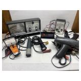 Vintage car testing items