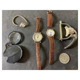 Watches, vintage Lilly magnifier and more