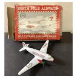 1995 North Pole Airways DC-3 Vintage Airplane Bank