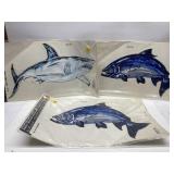 Bend & Peel Great White Shark & Salmon decals