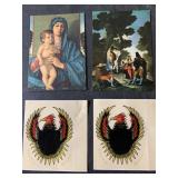 2 postcards and two Phoenix Motors stickers