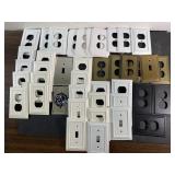 Amertac brass outlet covers and switch plates,