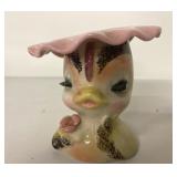 Vintage Duck headvase planter-Japan-4 1/2" tall