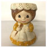 Retro utensil holder-5" tall-N.Y.K. Sample Japan