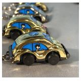 18 Mini Car Keychains