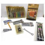 NEW ratchet tie down, nut driver set, Static